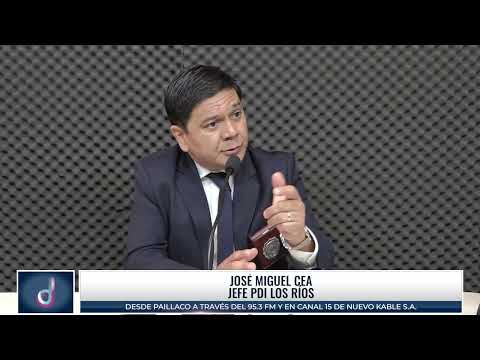José Miguel Cea, Jefe PDI Los Ríos - Entrevistas en Hora 13