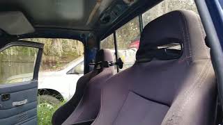 86 Nissan d21. Ignition Lock Cylinder Install.