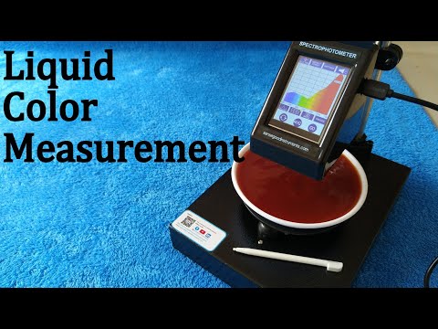 Liquid Paste Slurry Colorimeter Spectrophotometer Color Difference Meter by Sensegood