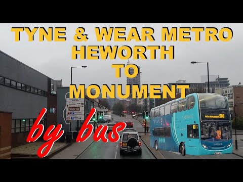 Tyne & Wear Metro : Replacement Bus : Heworth to Monument