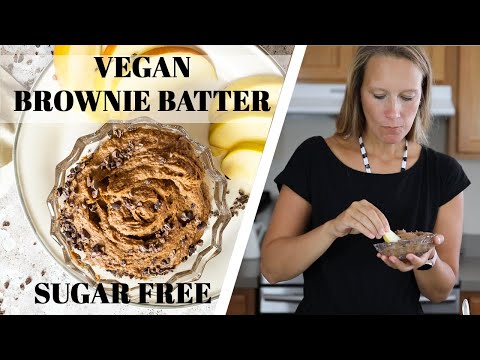 Vegan Chocolate Hummus (refined sugar free brownie batter dip)