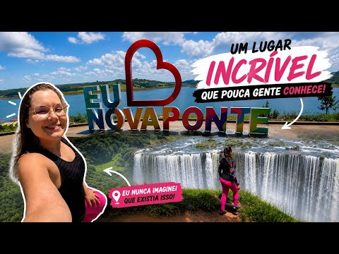 CACHOEIRA DA FUMAÇA e PRAINHA - Nova ponte em MG 