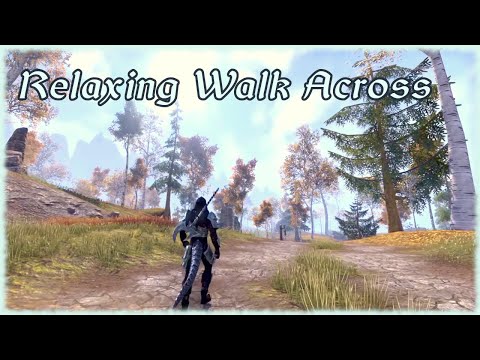 Relaxing Walk Across Elder Scrolls Online