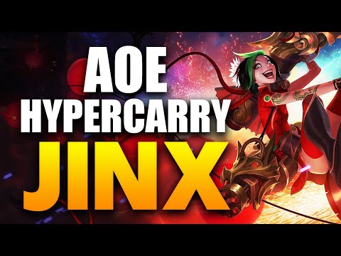 Grandmaster Jinx ADC Gameplay - Queen of AoE Damage | League of Legends