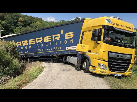 Extreme Dangerous Idiots Truck Driving Skills - Total idiots at work - Truck Fails Compilation