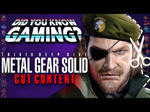 Metal Gear Solid's Cut Content Ft. David Hayter