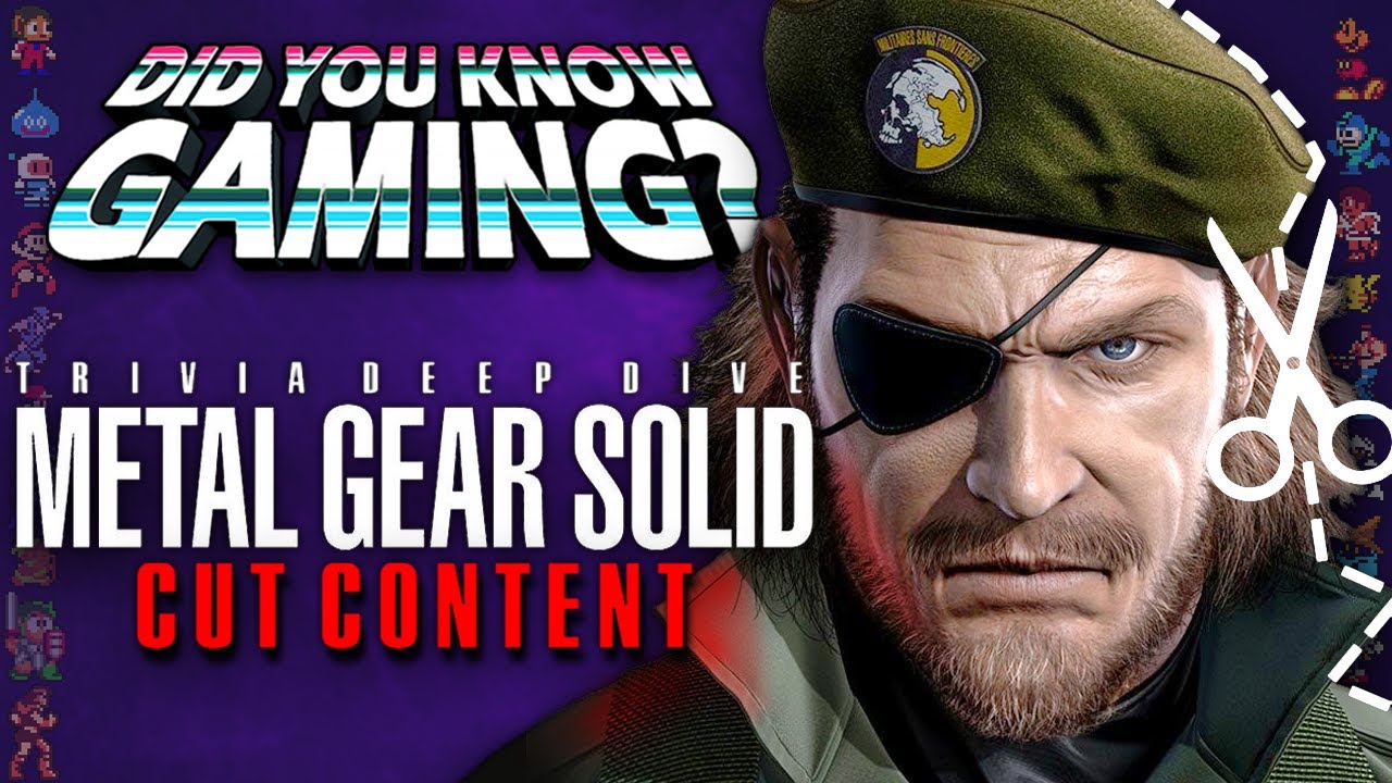 Metal Gear Solid's Cut Content Ft. David Hayter - YouTube