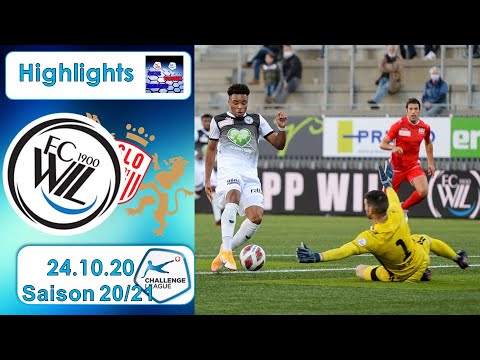 Highlights: FC Wil vs FC Stade - Lausanne - Ouchy (24.10.2020)