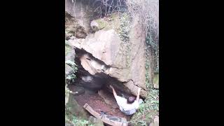 Video thumbnail of Problem 6 (Boulder 4), 6a. El Tranqueru