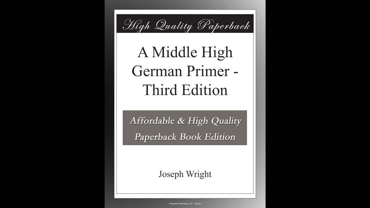 A Middle High German Primer - Third Edition