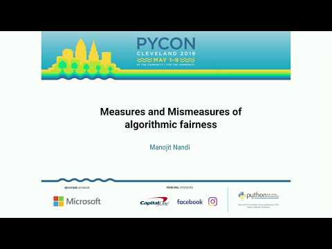 Image thumbnail for talk Measures and Mismeasures of algorithmic fairness