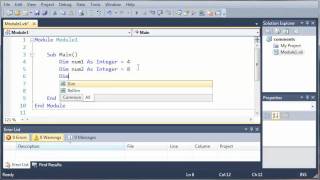 Visual Basic Tutorial - 9 - Math Operators