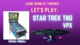Let’s Play: Star Trek: The Next Generation Visual Pinball VPX - Virtual Pinball #startrek #tng #vpx