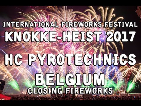Int. Fireworks Festival Knokke-Heist 2017: HC Pyrotechnics -  Belgium - closing \ slot Vuurwerk