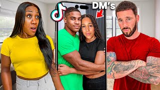 REACTING TO OUR DAUGHTER'S TIKTOK DM'S