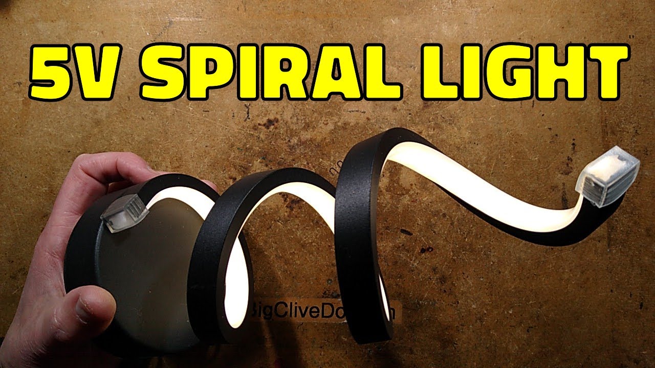 Exploring a generic spiral LED light - with schematic