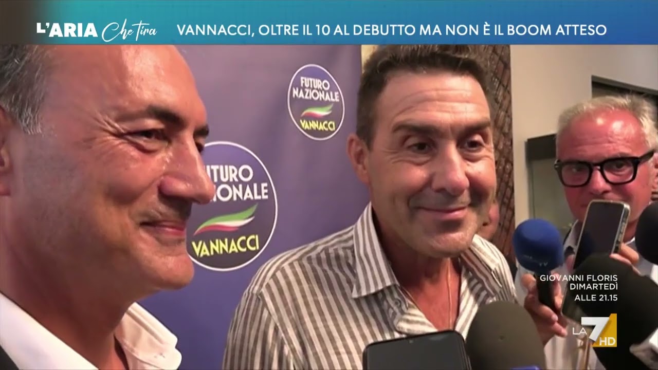 Vannacci, oltre il 10% al debutto ma non è il boom atteso