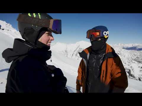 Zoi Sadowski-Synnott & Ben Ferguson in the Interior BC Backcountry | PAVED SESSIONS
