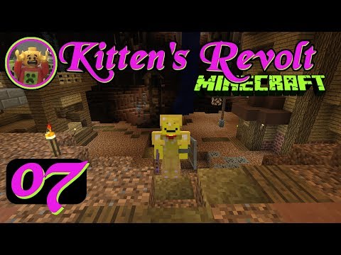 Jim in Kitten's Revolt Minecraft E07 - Triple Size Creepers!