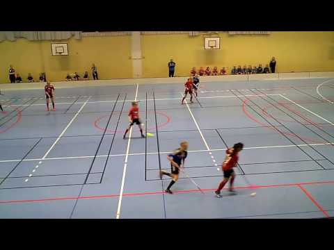 170127 Juniorallsvenskan E2 Dam Sportlife Kungälvs IBK/Ale IBF - Lindås IBK (2-1) HD Per1