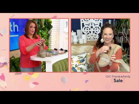 Earth Origins Embroidered Nubuck Slip-Ons - Bailey on QVC