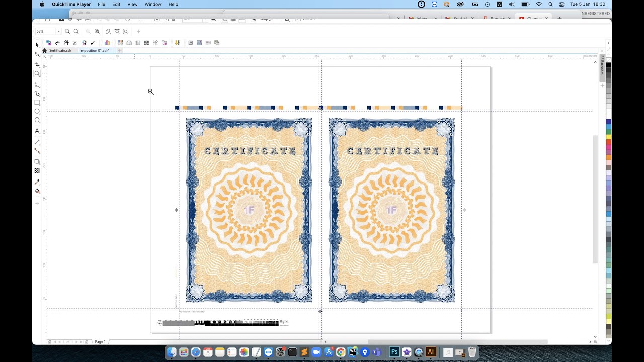 Automated imposition in CorelDraw
