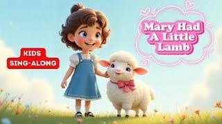 Mary Had a Little Lamb 🐑 | Kids Sing-Along Song | Nursery Rhyme Fun!