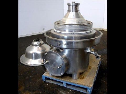 Used- Westfalia MSA-120-01-076 Desludger Disc Centrifuge - stock # 46036001