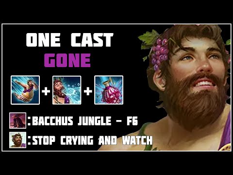 Bacchus jungle is extremely fun || Smite conquest gameplay