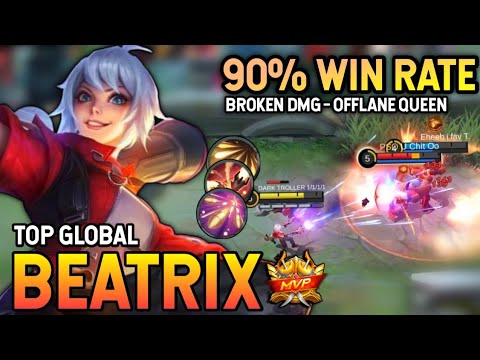 90% WIN RATE! BEATRIX BEST BUILD 2021 | TOP GLOBAL BEATRIX GAMEPLAY | MOBILE LEGENDS✓