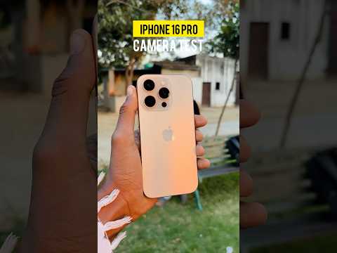 iPhone 16 pro camera test 🔥