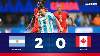 Argentina 2-0 Canadá | ARGENTINA FINALISTA | Copa América 2024