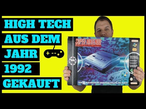 Ich habe ein Super Nintendo Entertainment System SNES und Spiele gekauft ! Retrokonsole
