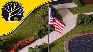 US Flags | Just Plug® Lighting System | Woodland Scenics | Model Scenery