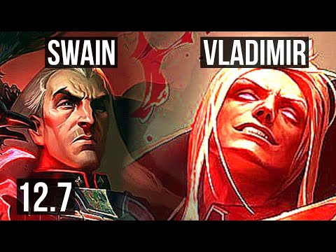 SWAIN vs VLAD (MID) | 9/1/12, Legendary, 400+ games, 800K mastery | BR Diamond | 12.7