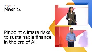 Pinpoint climate risks to sustainable finance in the era of AI
