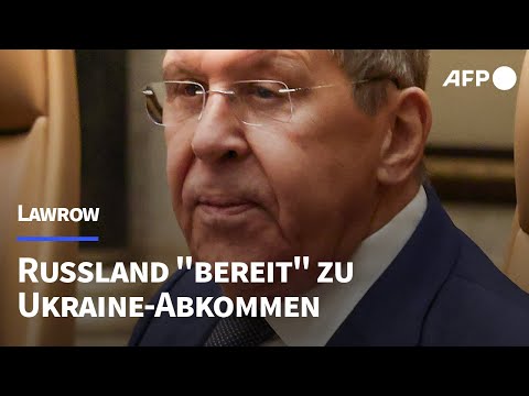 Russland laut Lawrow bereit zu Ukraine-Abkommen | AFP