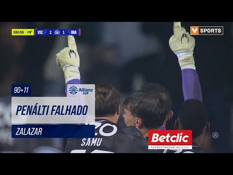 Braga, Penálti Falhado, Zalazar, 101m | Vitória SC - Braga (Taça da Liga 25/26 - Final)
