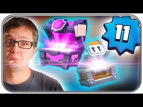 100.000 GOLD UPGRADES 💰 CHESTS OPENING 🎁  NEW OP DECK? | Clash Royale Let's Play | Deutsch German