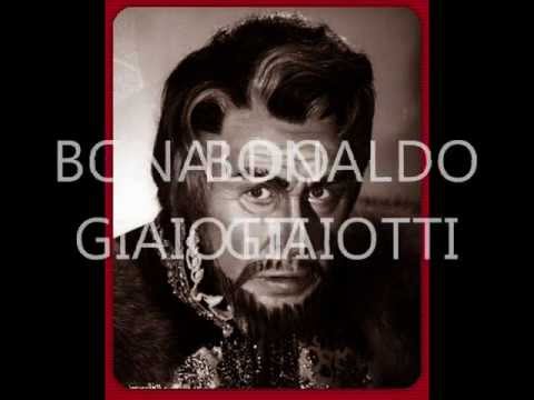 Bonaldo Giaiotti - Vieni la mia vendetta... Qualunque sia l'evento ( Lucrezia Borgia )