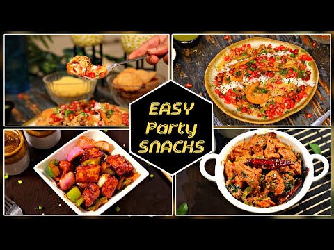 3 Easy Party Snack Recipes | CookWithNisha