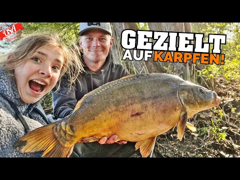 Erfolgreich KARPFEN Angeln am SEE mit Mais, Wurm & Pose!