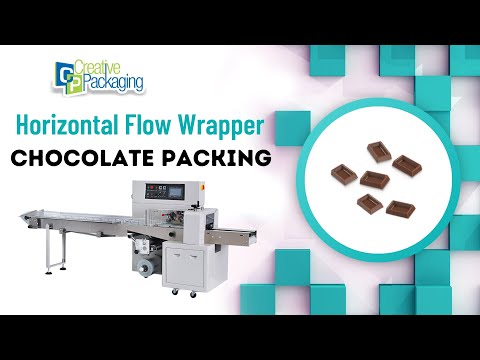 Chocolates Horizontal Flow Wrapper Machine