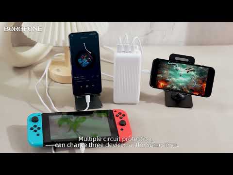 Повербанк Borofone Clever BJ80A 20000 mAh 22.5W+PD20W Black
