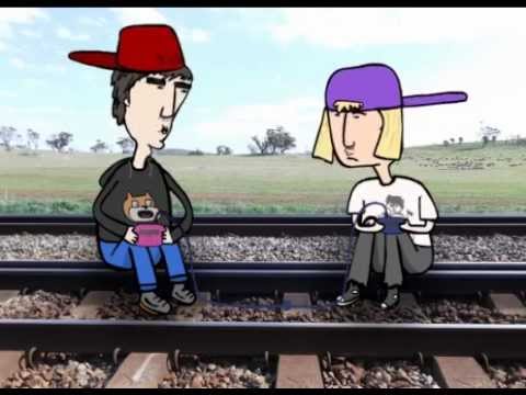 Stay off the Tracks, dingus!!