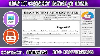 Jpg/Gif Image to HTML| How to convert an image into HTML| html tag for image| Image to HTML Code Gen