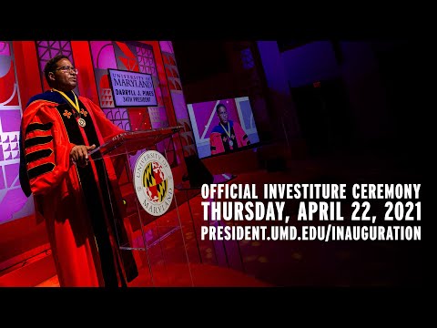 Inauguration Week | Official Investiture Ceremony