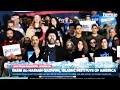 Lunatic Anti Semite Introduces Bernie At Rally