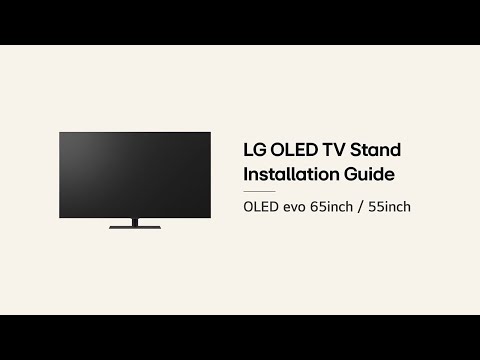 LG OLED TV : Installation Guide – G5 65, 55