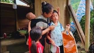 Completed roofs and vegetable gardens.